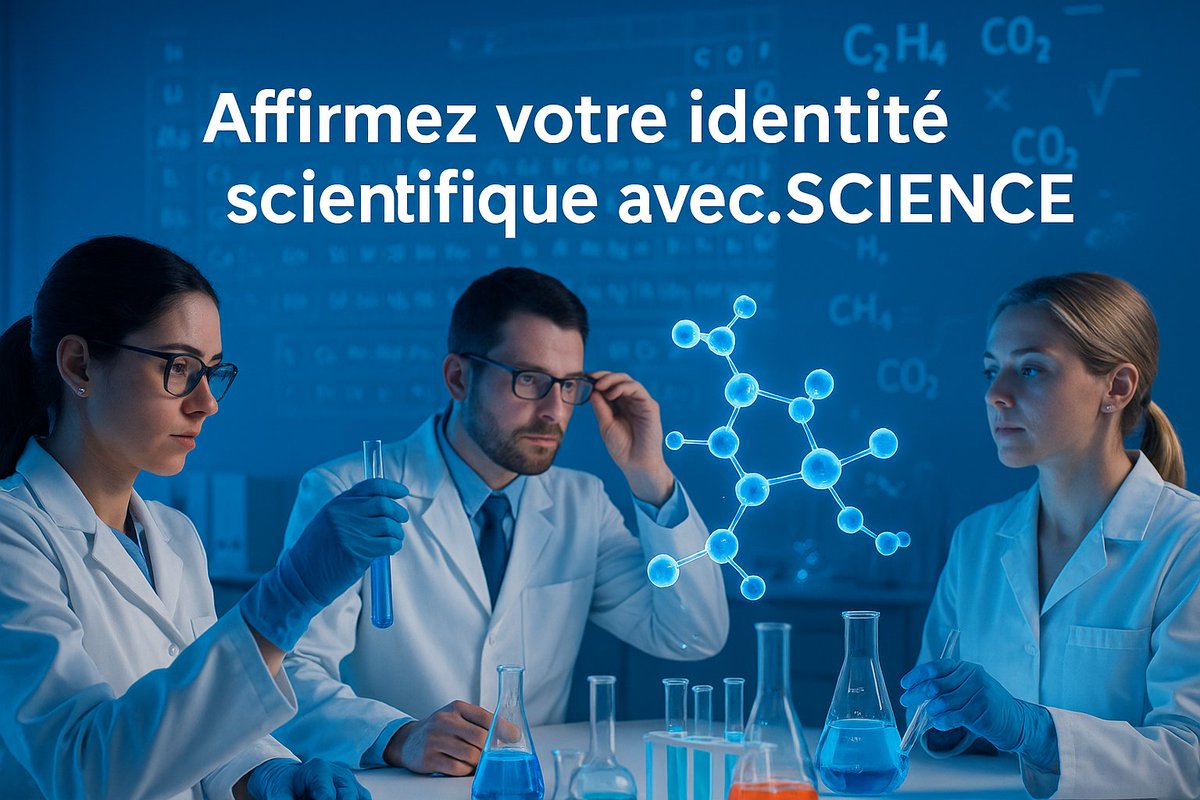 ONE2NET's tweet image. Célébrez la Journée de la Mole avec un domaine qui parle votre langue 🧪
Affirmez votre identité scientifique en ligne avec le .SCIENCE 🌍
➡️ one2net.fr/nom-domaine/no…
#Science #Chimie