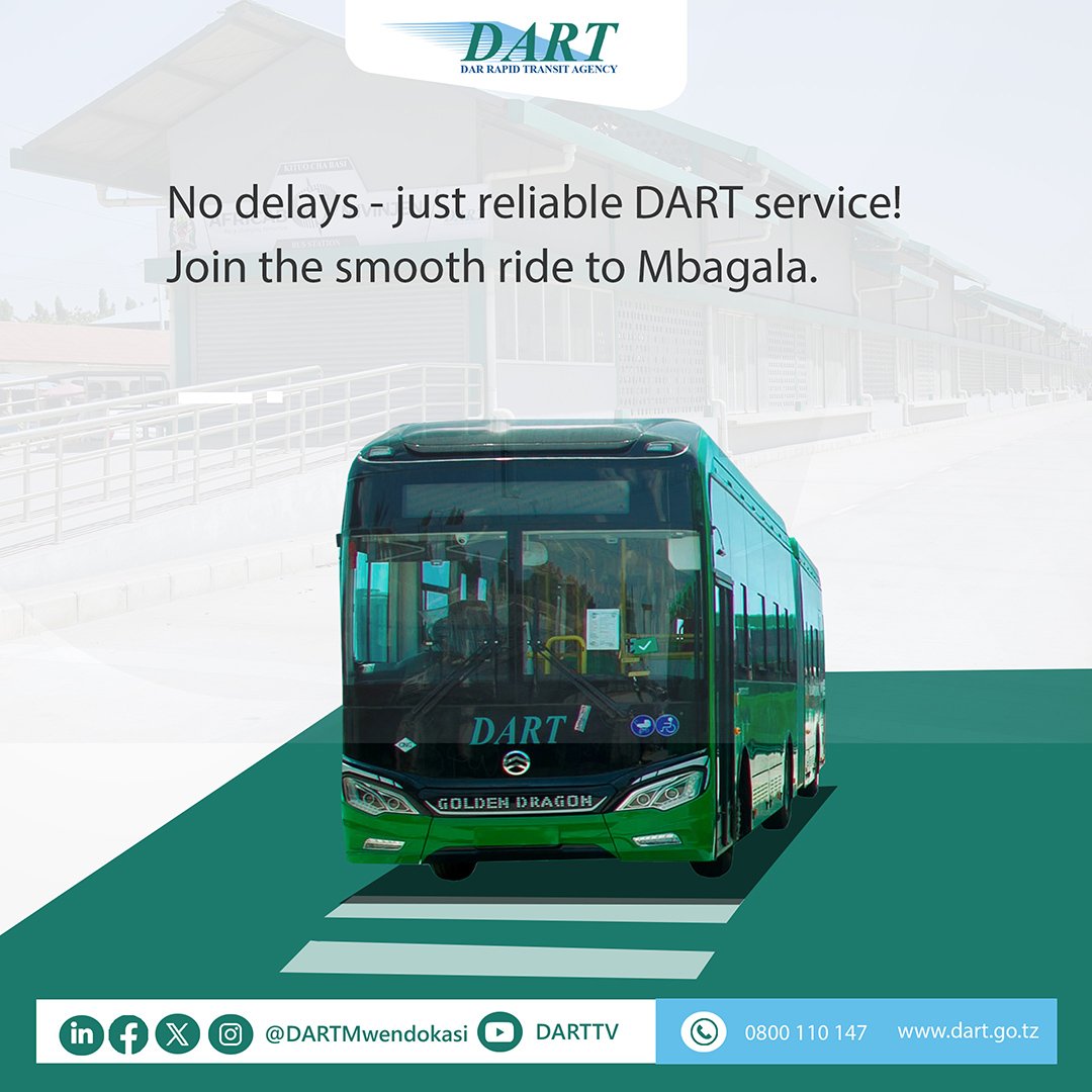 #DARTMwendokasi #MwendokasiApp #Tanzania #TowardsSmartCities #TwendePamoja