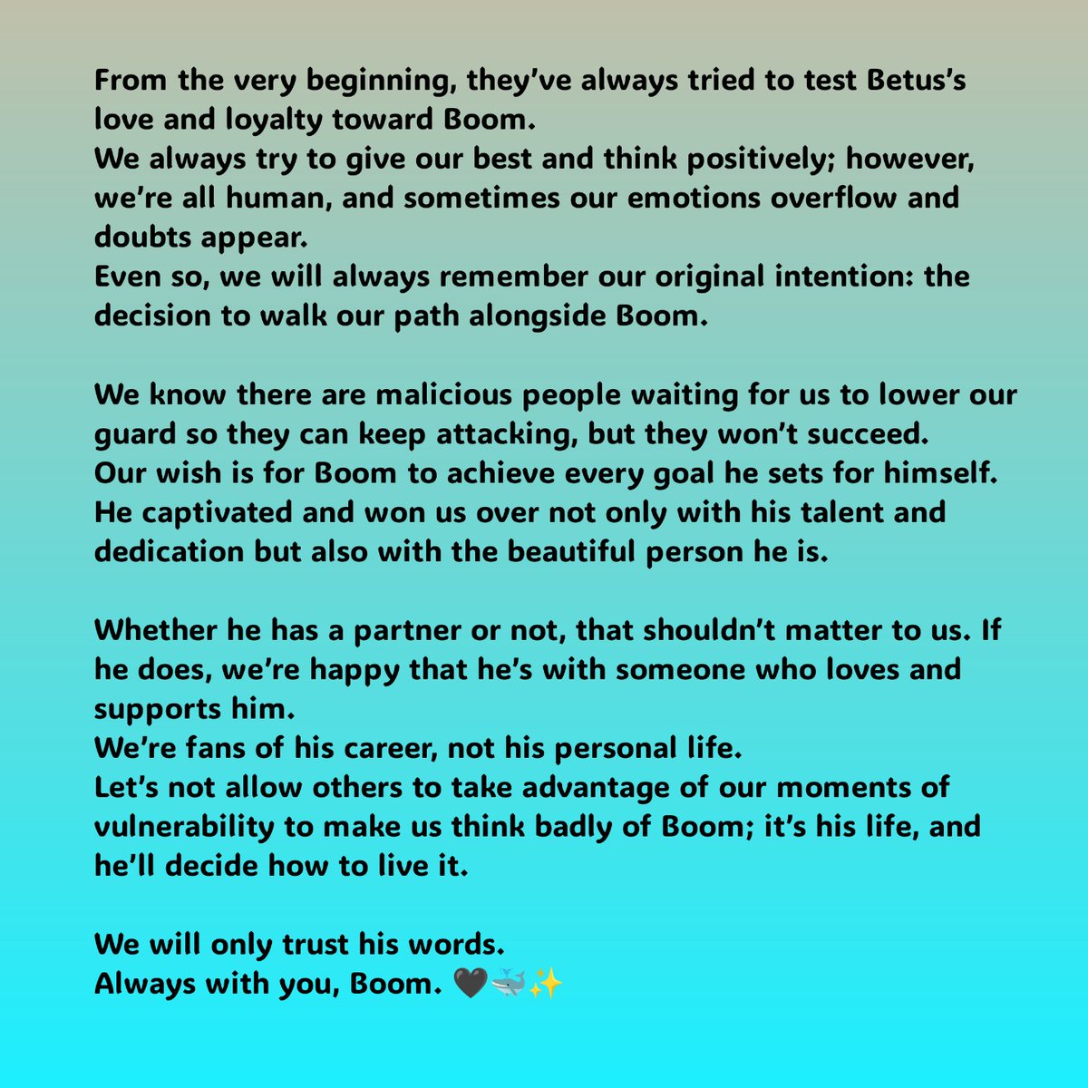 rosmery_sc81489's tweet photo. 😮‍💨🥲 Today some are feeling down because of all the harm they’re trying to do to Boom, but tomorrow we’ll all be fine with a positive mindset. This is already crossing the line I hope @HeadlinerTH is doing something to protect Boom.

#ProtectBoom #BXXMRVW #BetusAlwaysWithBoom https://t.co/1eygYQ8yJl