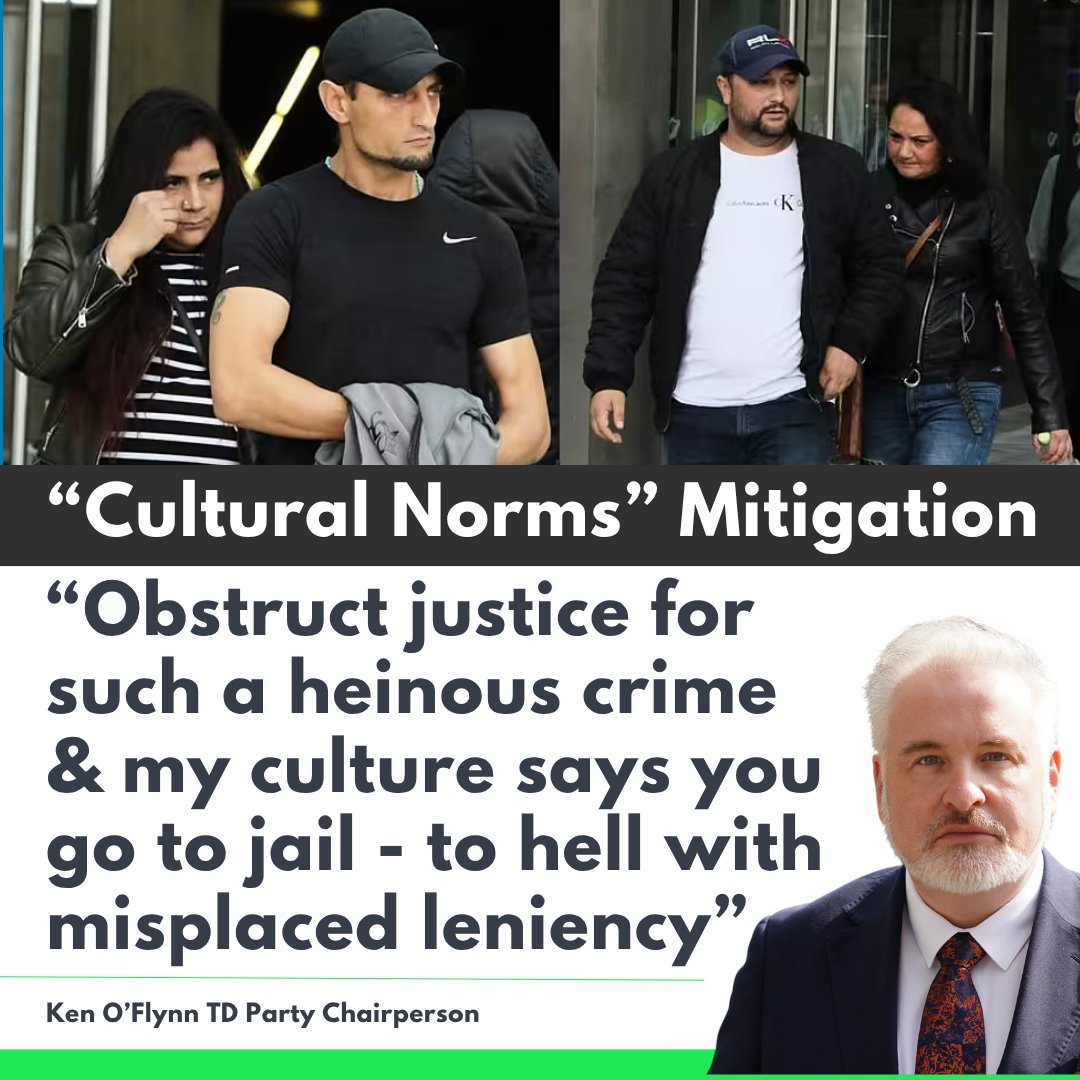 “Judges ‘cultural norms’ remarks in Puska family convictions call for urgent debate.” Ken O’Flynn TD

Independent Ireland Chair Ken O’Flynn has called for an urgent debate on the manner in which the ‘cultural norms’ of offenders who are brought before the courts are being used as