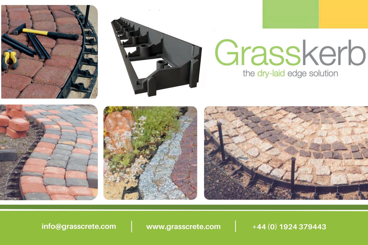 Define edges with #Grasskerb -cost-effective, clean lines for parks, roads, &amp; green spaces.

grasscrete.com/grasskerb/

#UrbanDesign #LandscapeEdging