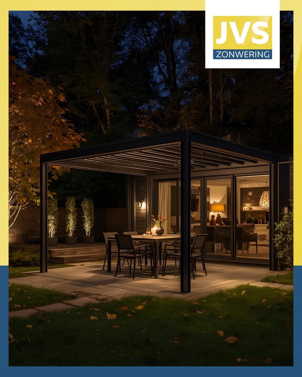 JVSzonwering's tweet photo. Transformeer je terras met een stijlvolle veranda van JVS Zonwering! Geniet van een waterdicht, zonwerend en modulair design, optioneel met LED-verlichting. Pas alles aan naar jouw wensen en creëer de perfecte buitenruimte. 🌞🏡 Meer info: 
https://t.co/xcOQ1YUZi4 #JVSZonwering https://t.co/knoZBjA4hp