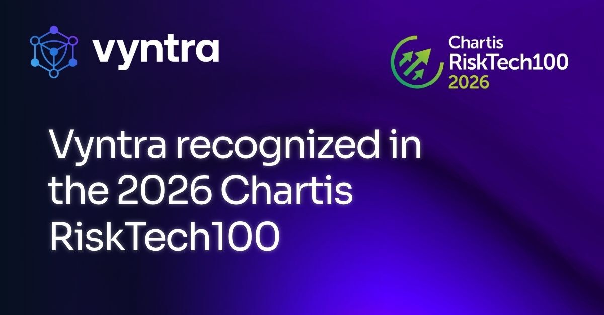 Excited to announce: Vyntra is in the 2026 Chartis RiskTech100! Thank you to our amazing customers, partners, and team for driving innovation in risk and compliance tech. Learn more: hubs.la/Q03PJhw00

#FinancialCrimePrevention #TransactionObservability