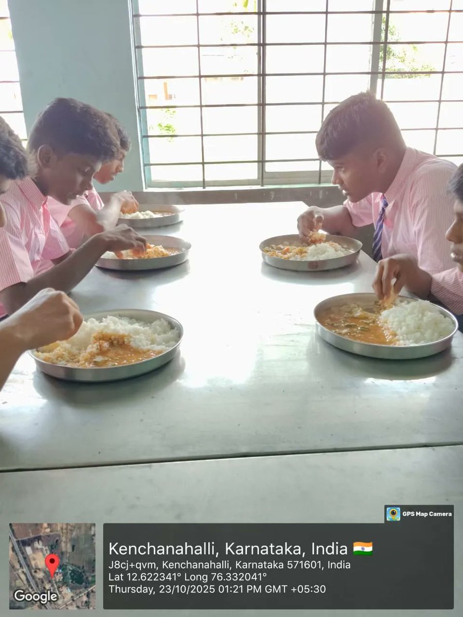 Lunch #SocialAudit_SWDMeals #SocialWelfare_Karnataka