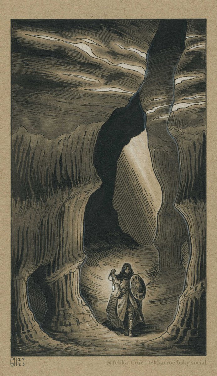 Inktober 22: Solar Stratum
#art #traditionalart #Inktober2025