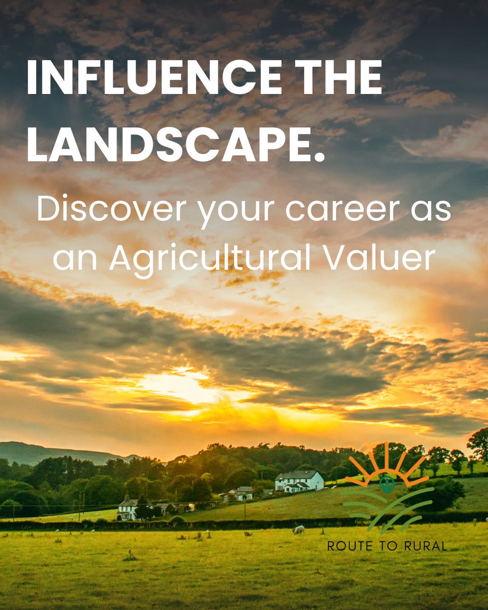 LANSS_uk's tweet photo. The role of an Agricultural Valuer is varied and rewarding, you'll play a key role in shaping the future of our landscapes and rural businesses.
Use the link to explore a career as an agricultural valuer: https://t.co/MOOBG5gyFW
#RouteToRural #Careers #RuralCareers
@CAAVAgValuer https://t.co/yDLSiXLV6P