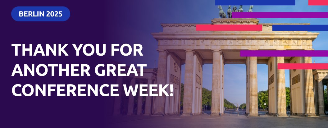 serverlesscon's tweet image. 🎉 Thank you Berlin!
What an amazing few days at Serverless Architecture Conference Berlin! From inspiring talks to hands-on workshops, it was incredible connecting with the global serverless community. 🙌

#Serverless #CloudNative #TechConference #BerlinTech #DevCommunity