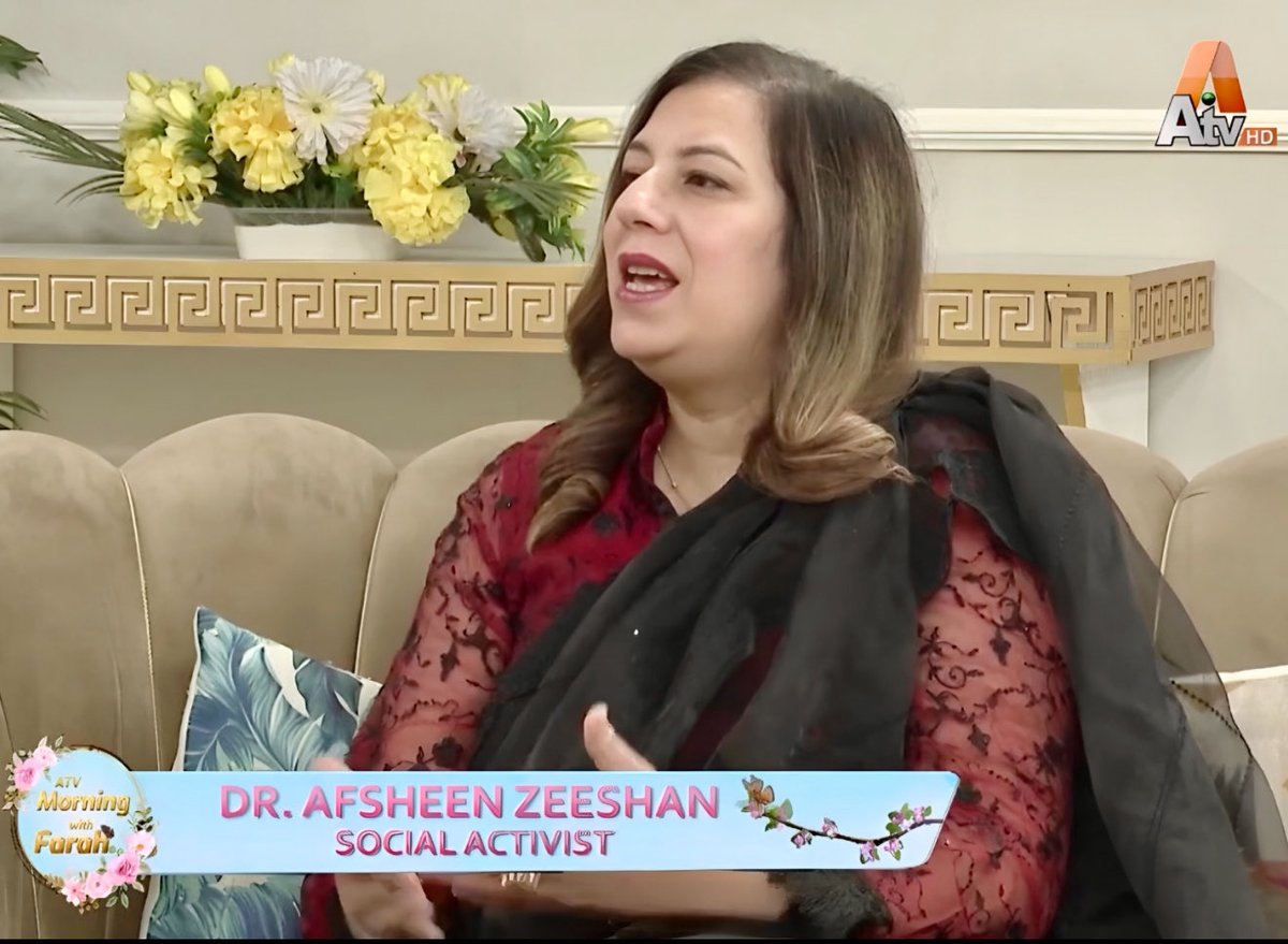 aishzeesh's tweet photo. Morning Show with Farah…. ATV
#morningshow #atv #socialactivist https://t.co/yTuU3CfP69
