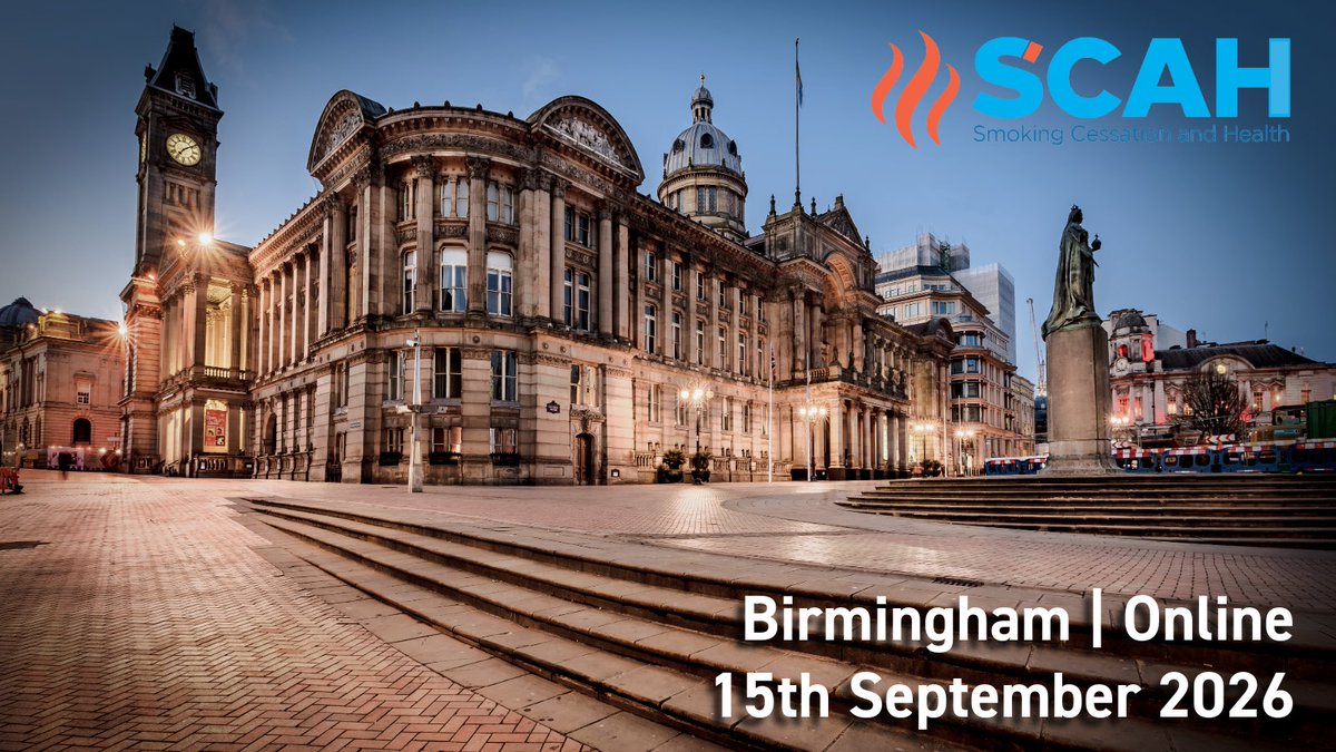 Smoking Cessation and Health Conference (SCaH) tweet media