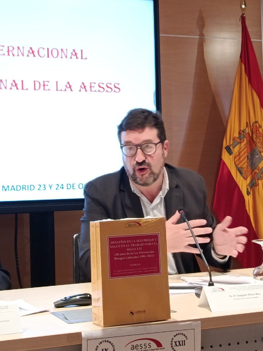 Conferencia inaugural Congreso AESSS 2025: Sr. Joaquín Pérez Rey (Secretario de Estado)