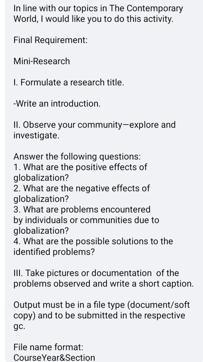 _criscrossnaur's tweet image. lf commissioner
- will provide complete deets dm.
- research title must be GENERAL, SPECIFIC (INCLUDED ANG S.M.A.R.T)
- intro must he 3 parag. (1 local 2 foreign)
- already have pics!
BUDGET RANGE: 400-500 ONLY.
DROP RATES!!