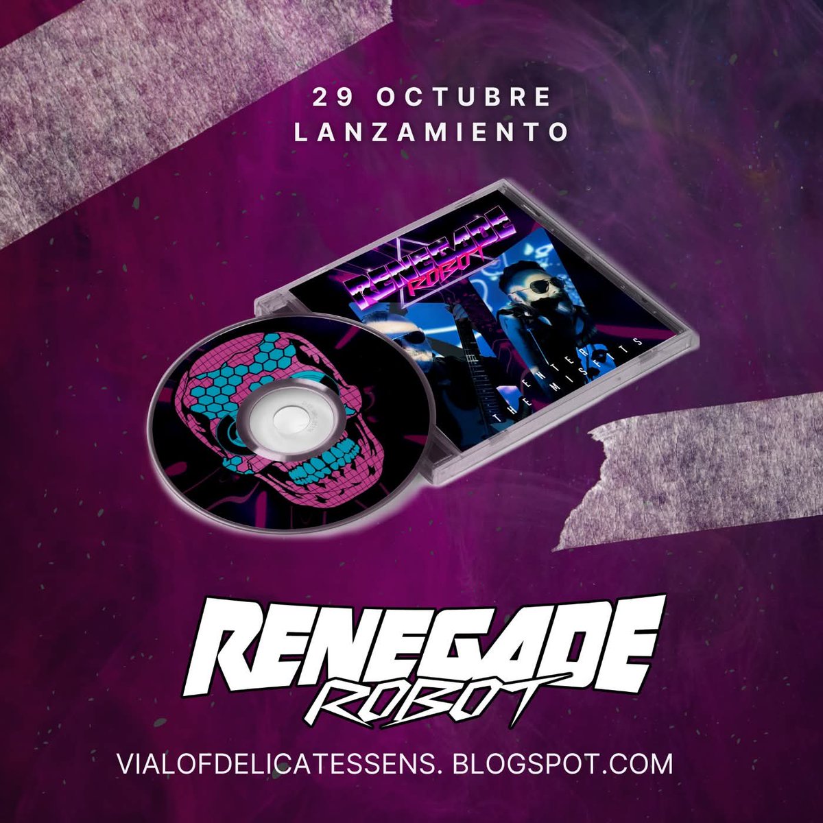 vialofdelicatessens.blogspot.com

DÍA 29 DE OCTUBRE A LA VENTA!!
RENEGADE ROBOT - “Enter the misfits”