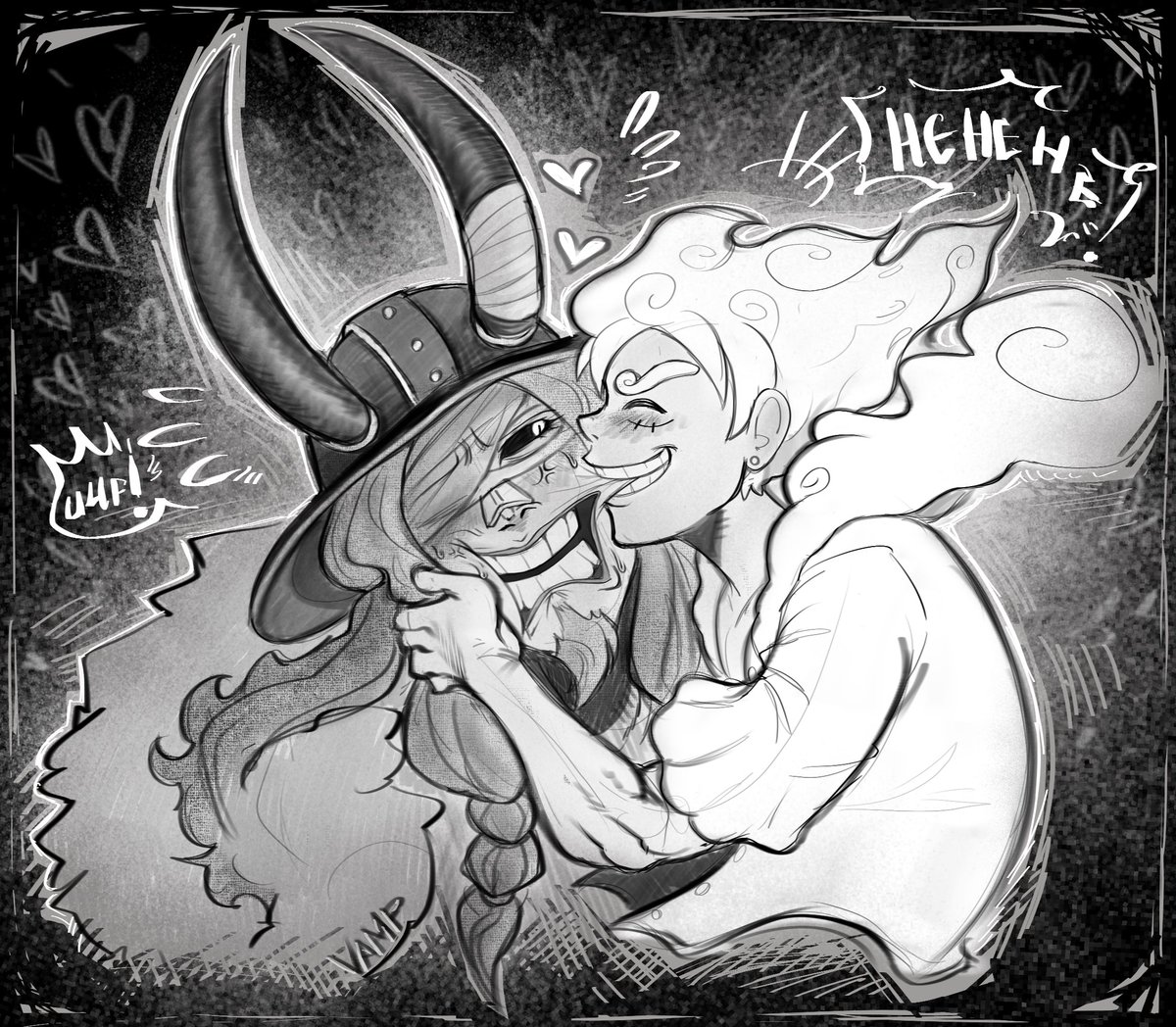 Vamiruee's tweet photo. kissu kissu😚 🍖💜 #ONEPIECE #lokilu
(stuff between homework and work🥴) https://t.co/sYGZ4CSaFx