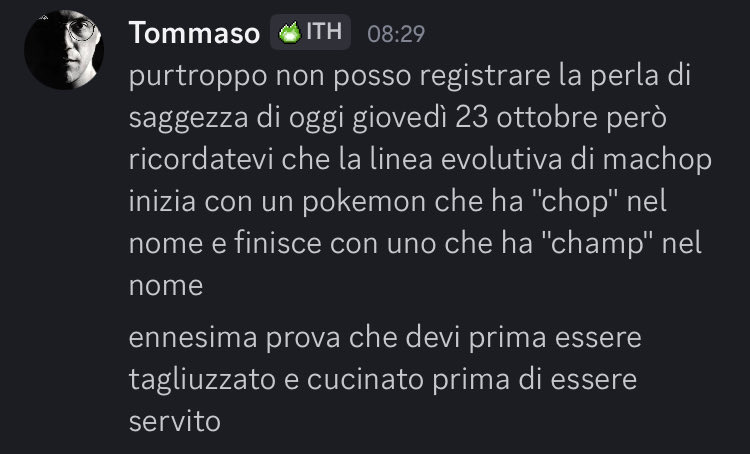 qqMikado's tweet image. Perla del Giorno 23/10/25