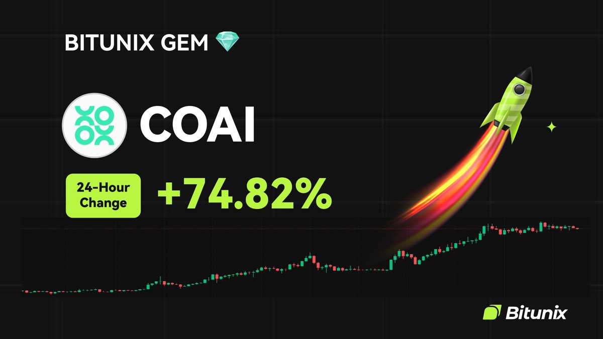 BitunixOfficial's tweet image. 💎 BITUNIX GEM 💎
$COAI @ChainOpera_AI
24H Change: +74.82%
📆 Listed on 26/09/25
🚀 Trade now 👉 short.bitunixads.com/6vKxnwYJ