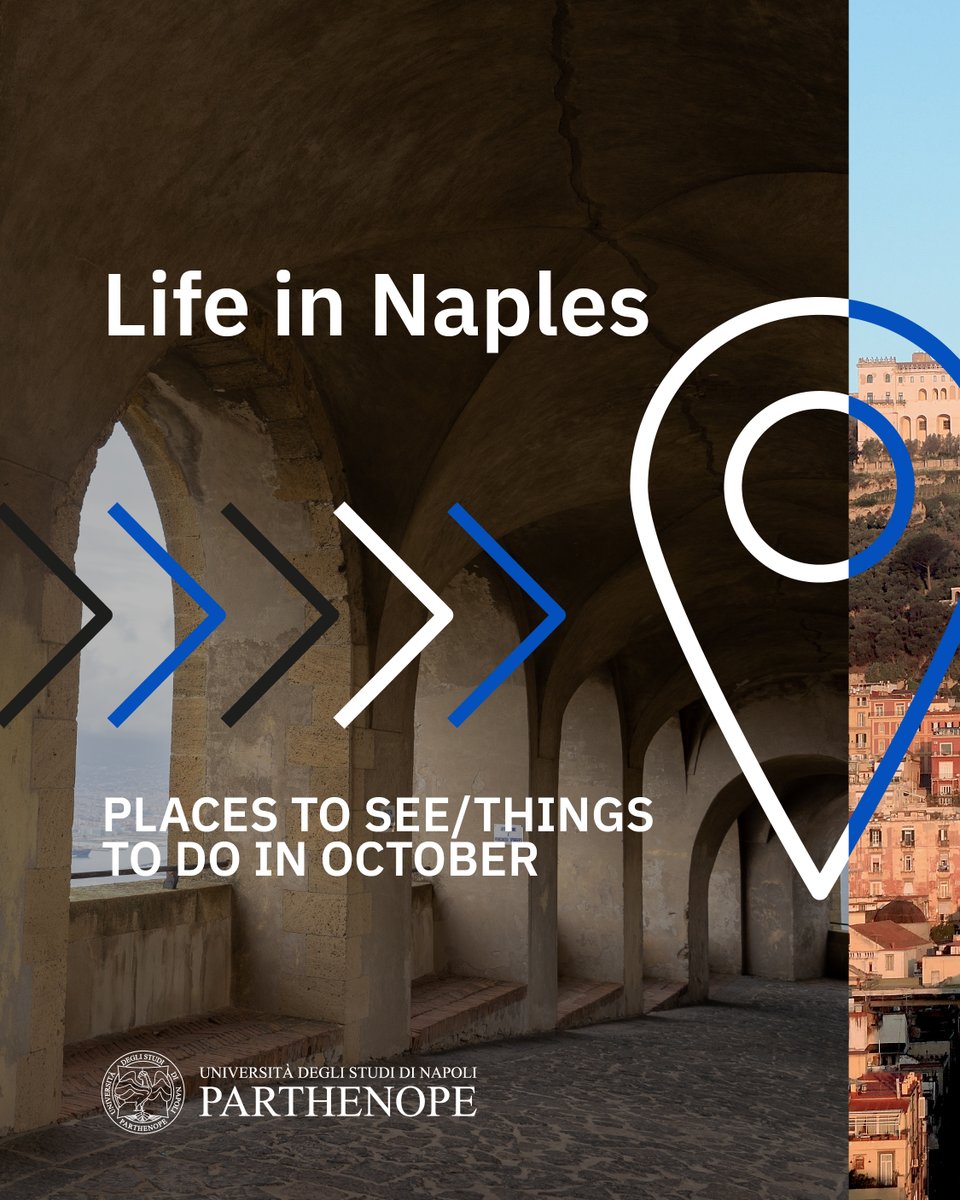 Uniparthenope's tweet photo. Looking for something different this October? 🍂
Climb up to a fortress with stunning views, step inside a chapel where Caravaggio still amazes, and explore underground tunnels full of secrets.
Three unforgettable experiences. Save this post and plan your next weekend in Naples. https://t.co/GXoOTSZV9y
