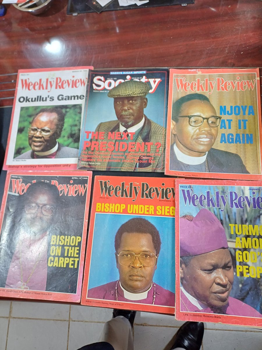 These are the  5  Ministers of the Gospel, Okullu, Njoya , Muge,  Kuria and Gitari whose Theology agreed with the Politics of both OGINGA ODINGA and RAILA ODINGA. NJOYA is now their only survivor.