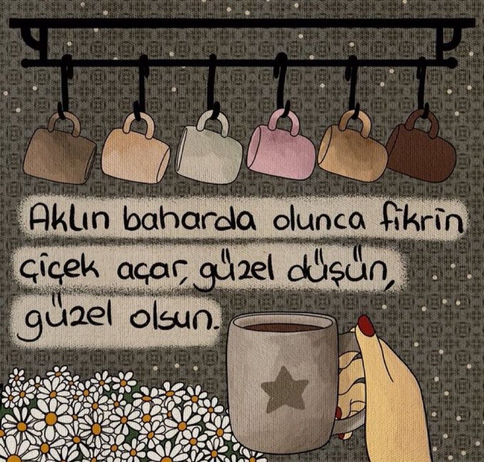 Güzel düşün güzel olsun. Bahar senin içinde saklı çünkü. 🫂