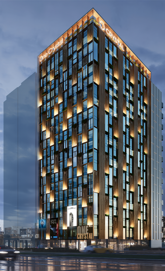 haldilal's tweet photo. One Crystal, 3B+G+19 floor, 2.1 lakh Sq. Ft. GLA, IGBC Certified office spaces at upper levels with retail and restaurants at lower levels development on 1 acres land parcel at Ghatkopar, Mumbai. Architect: DA. Promoter: CGPL. Status: U/C. Completion: 2026. https://t.co/2mjq5IENQ8