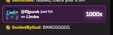 Rjpunk46's tweet image. Look at this @craigscoinpurse I just hit 1000x in @yeet 
Love @gccryptotv @