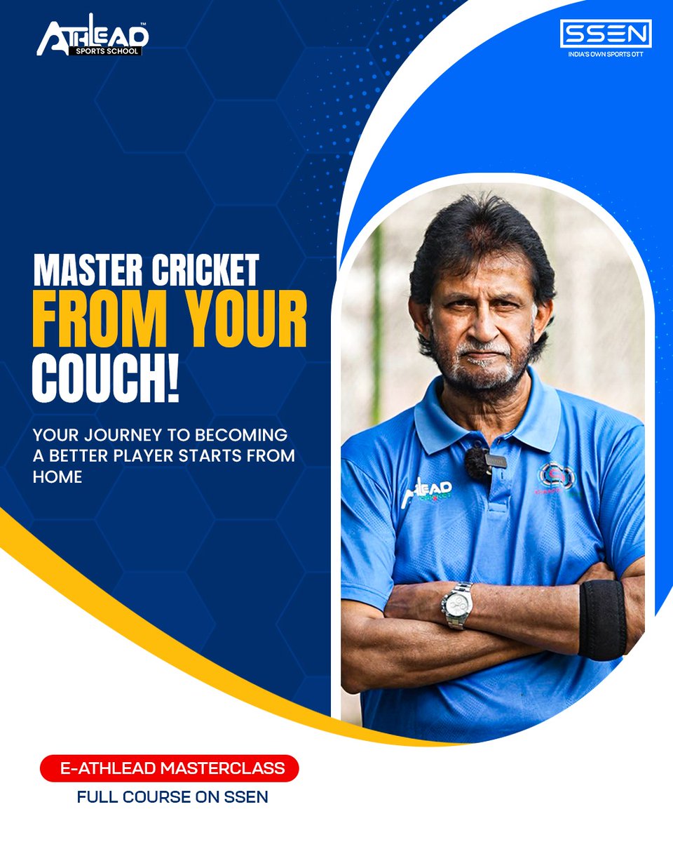 ssen_co's tweet image. 🏏 Learn from the legends, right from your couch! 💻
Master cricket with E-Athlead Masterclass — only on SSEN!
#CricketMasterclass #LearnFromHome #SSEN #EAthlead #CricketTraining #SportsEducation #AthleadOnSSEN