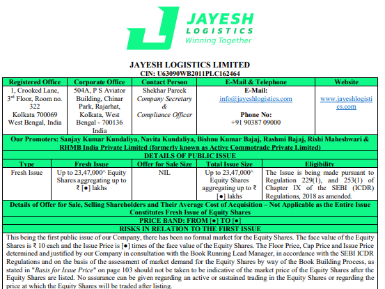 vishnuagarwal64's tweet photo. We're seeing a lot of logistics companies come to the market.

But here's one, Jayesh Logistics (JLL), with a specific, award-winning niche and some "surprising" profit numbers that are raising eyebrows.

Let's break down this SME IPO... 1/15 🧵

#JayeshLogistics #SMEIPO #NSE