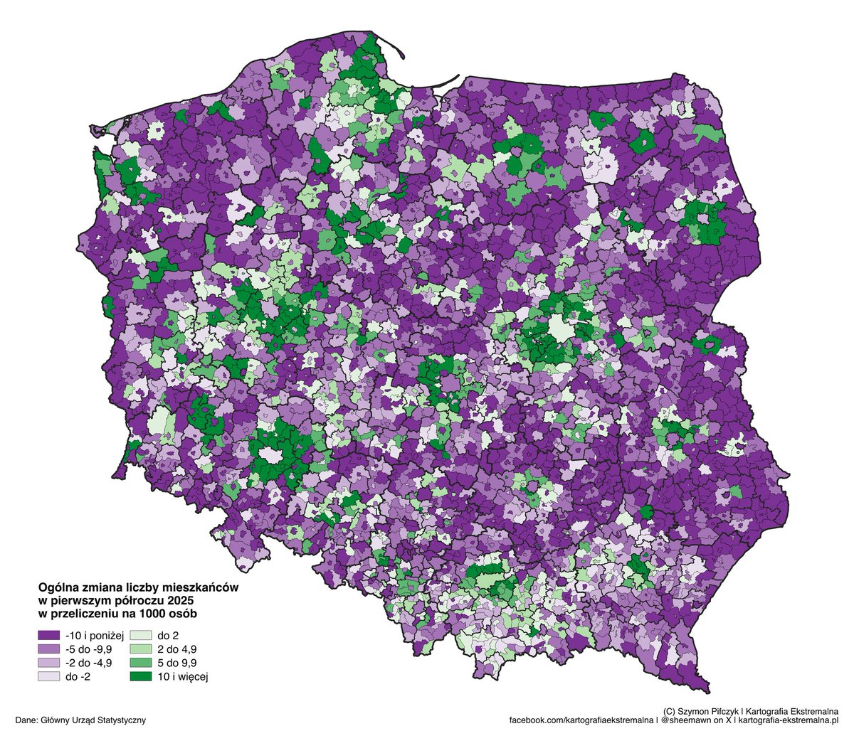 JanMencwel's tweet image. Ta mapa doskonale pokazuje problem suburbanizacji Warszawy. W mieście stagnacja demograficzna, na obrzeżach - baby boom. Nic dziwnego, gdy ceny mieszkań są napompowane przez AirBnB i &quot;apartamenty inwestycyjne&quot;. 
Niestety rządząca miastem od 20 lat KO nic z tym nie robi. A mogłaby