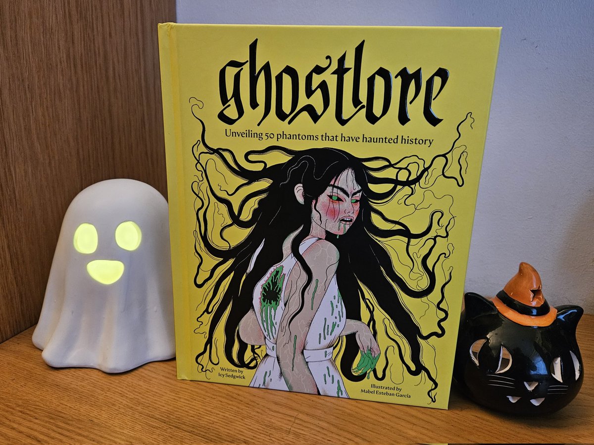Halloween is almost here, and if you haven't already, you need a copy of Ghostlore by <a href="/IcySedgwick/">Icy Sedgwick</a> in your life. 

Uniquely illustrated with beautifully evocative descriptions of 50 spooks from across the globe, get yours now 👻 🎃 

amzn.eu/d/fgCtyUt