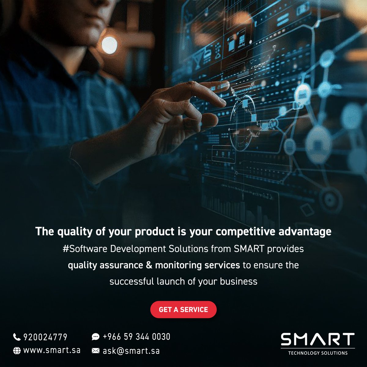 SmartTechSA's tweet image. نضمن جودة مشروعك ونساعدك على تقليل التكاليف وتوسيع نطاق أعمالك بثقة
تواصل معنا عبر الواتس اب - الرابط في البايو 👆🏻
ensure the quality of your project, help you reduce costs, and enable you to expand your business with confidence.
Contact us via WhatsApp - link in Bio👆🏻
#سمارت