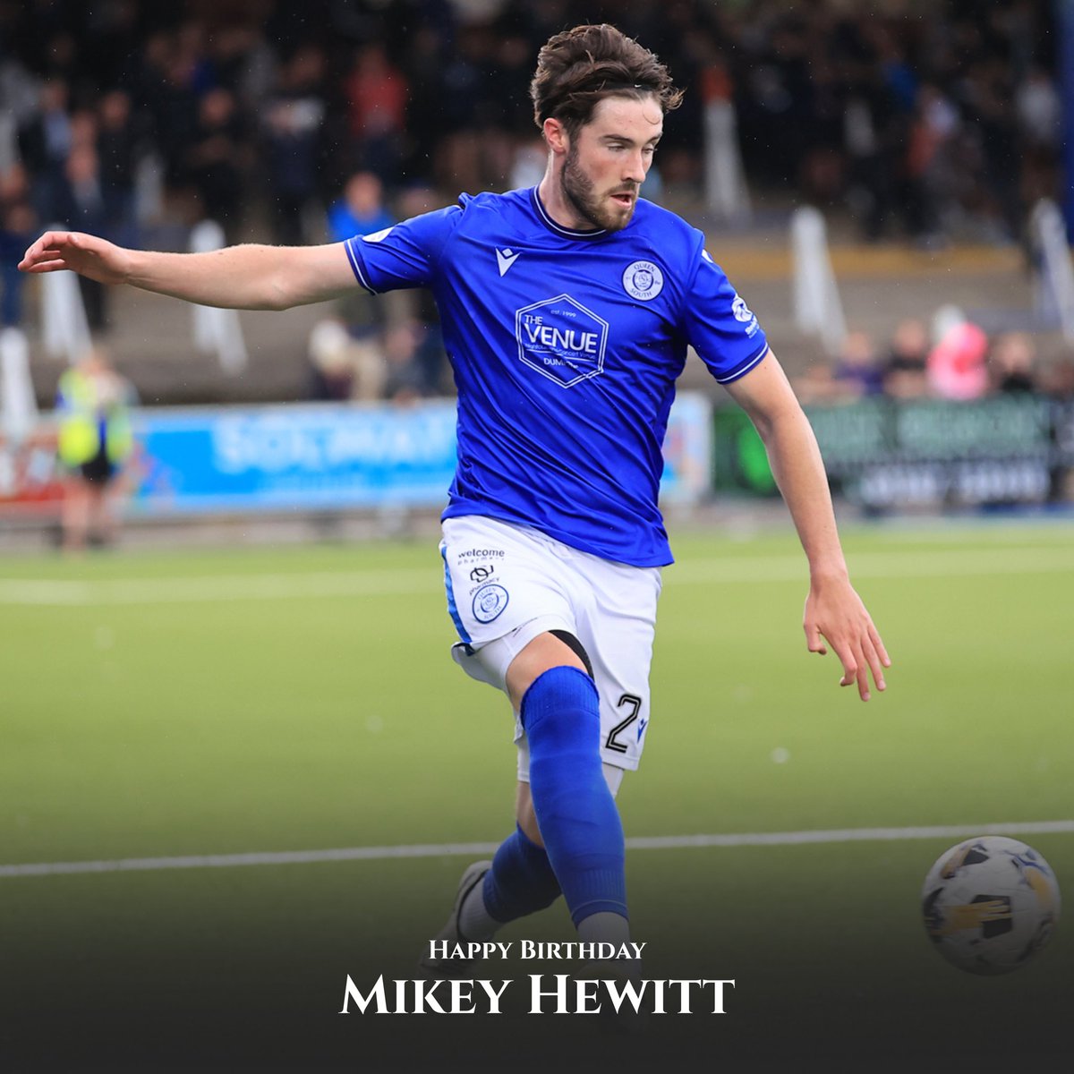 🎂 Everyone at Queen of the South is wishing a very happy birthday to Doonhamers full-back, Mikey Hewitt! 🎈 

Have a great day, Mikey! 🔵⚪️