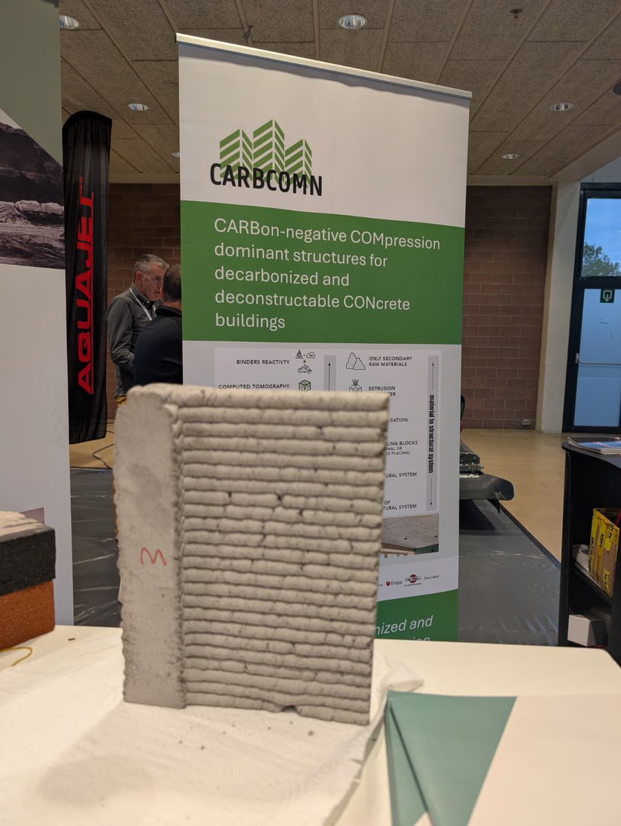 carbcomn's tweet photo. 🇧🇪 CARBCOMN at Concrete Day 2025 in Leuven, Belgium

On 16 October 2025, CARBCOMN was proudly represented by our partners from @ugent  and Orbix at the annual Concrete Day, organised by the Belgian Concrete Association (BBG-GBB). https://t.co/gwq82KTe8F