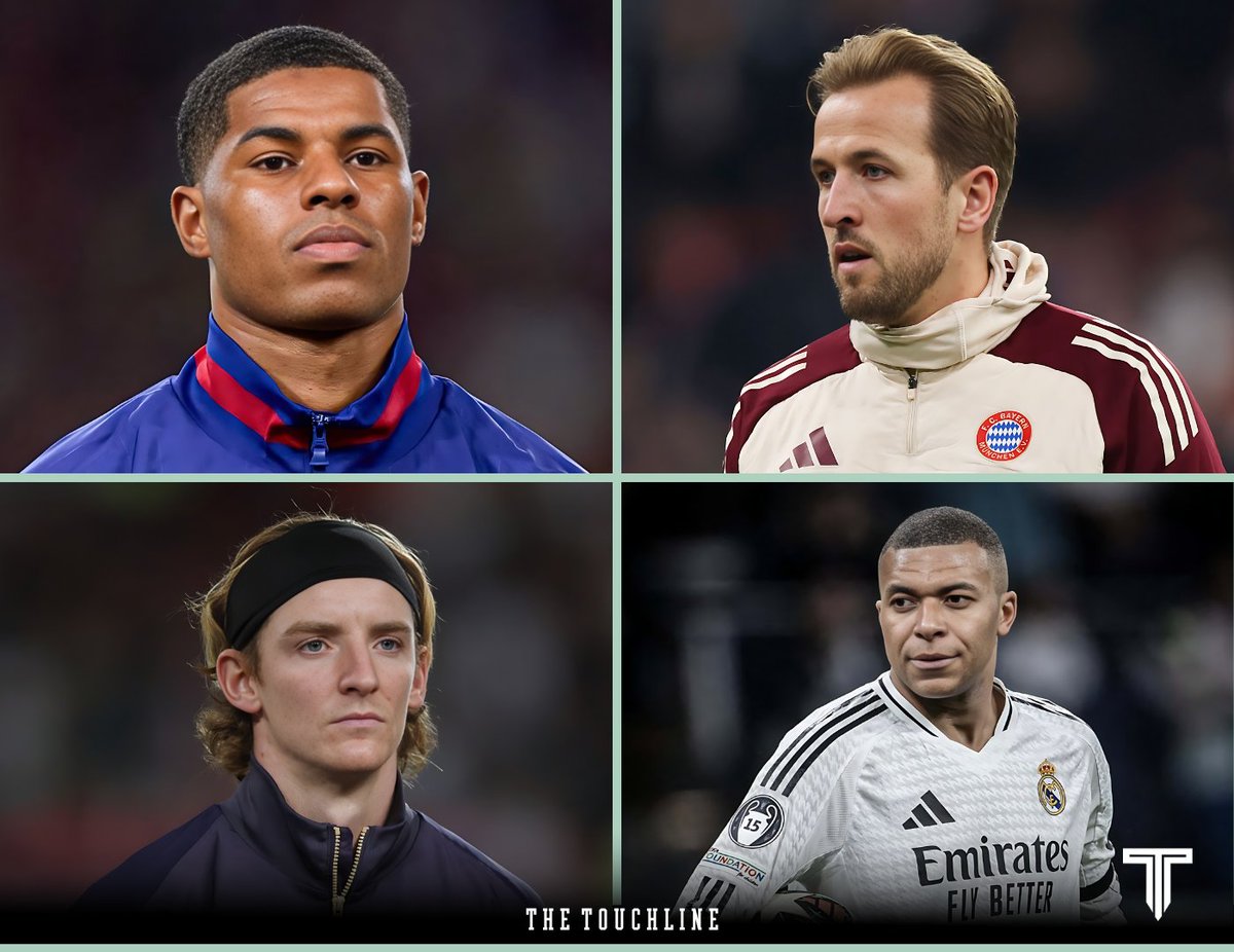 TouchlineX's tweet image. 🚨 𝗡𝗘𝗪: These players are the players with the most G/A (5) in the Champions League so far! ✨ 
• Marcus Rashford (0 penalties)
• Harry Kane (1 penalty)
• Anthony Gordon (2 penalties)
• Kylian Mbappé (3 penalties)