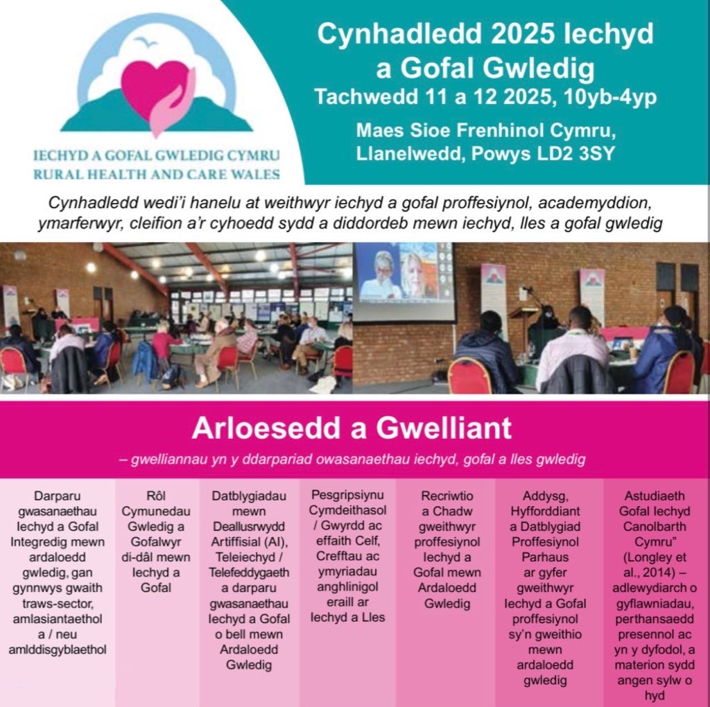 Rural Health and Care Wales (RHCW) tweet media