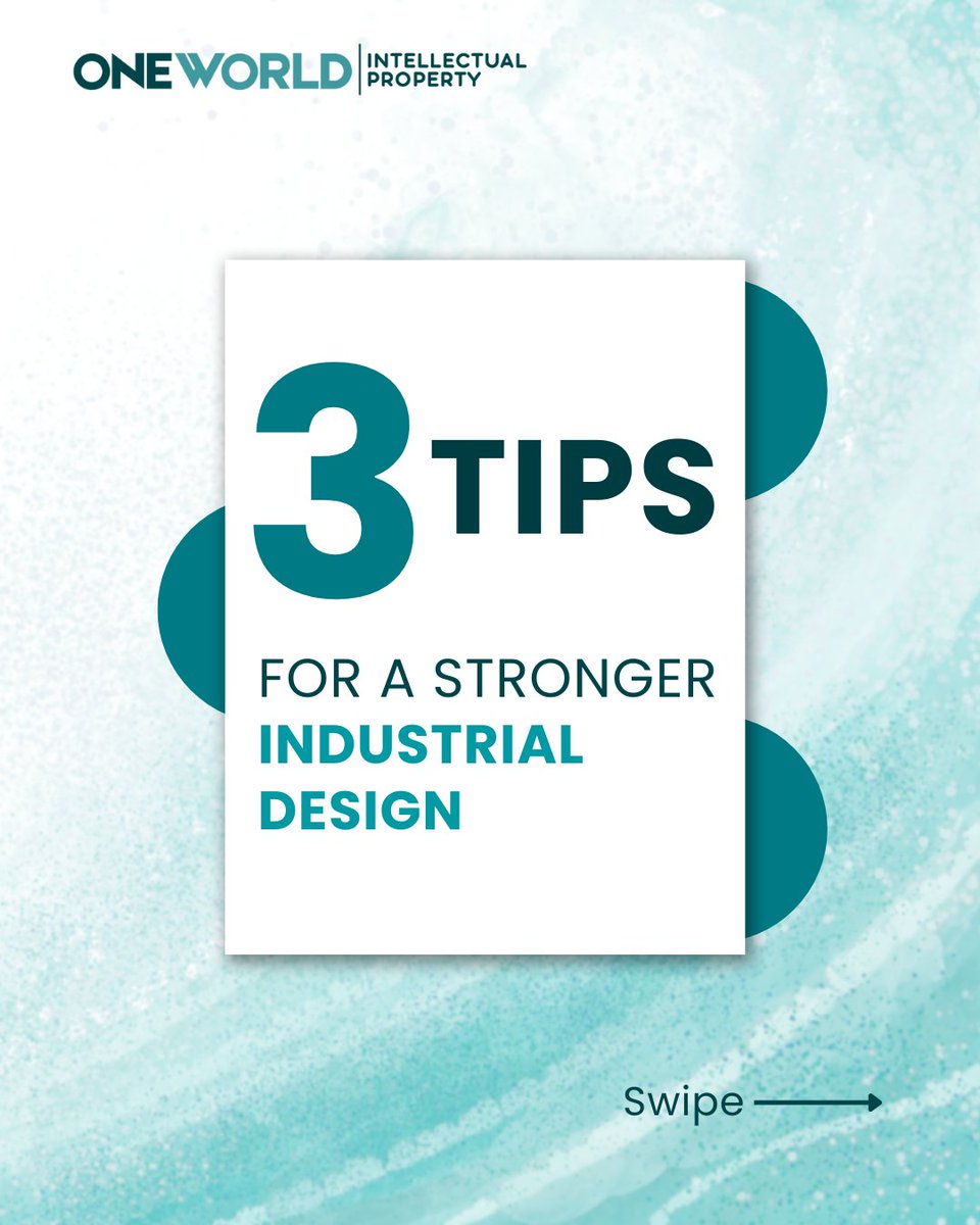 oneworldip's tweet image. 3 Essential Tips to Strengthen Your Industrial Design — Get to Know How!
For more details and expert guidance, contact us at info@oneworldip.com .

#industrialdesign #designprotection #innovations #brandidentity #ipprotection #creativedesign #oneworldip