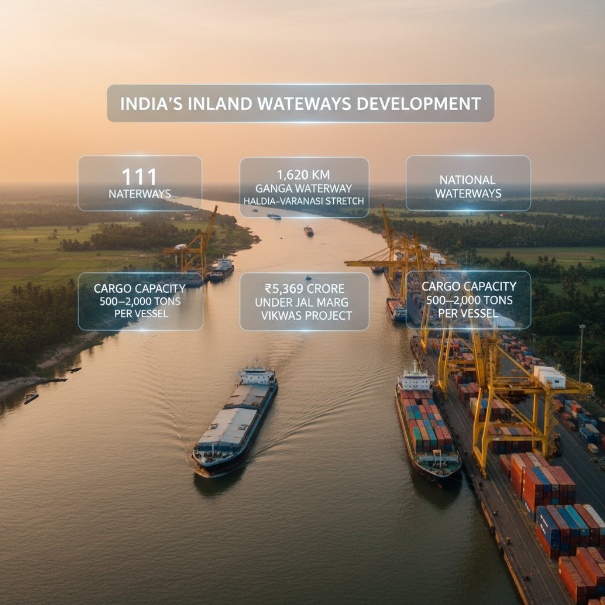 InfraVisionind's tweet image. What if highways floated? 🌊

India’s rivers are now moving millions of tonnes and billions in opportunity. 🚢

Read more:linkedin.com/feed/update/ur…

#BlueEconomy #LogisticsRevolution