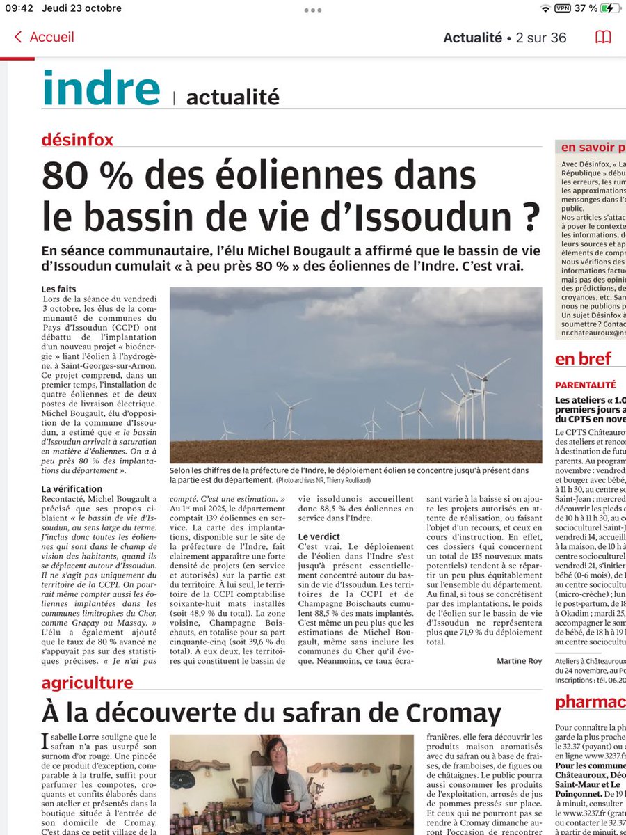 #gueux, l'Indre un département sacrifié !?