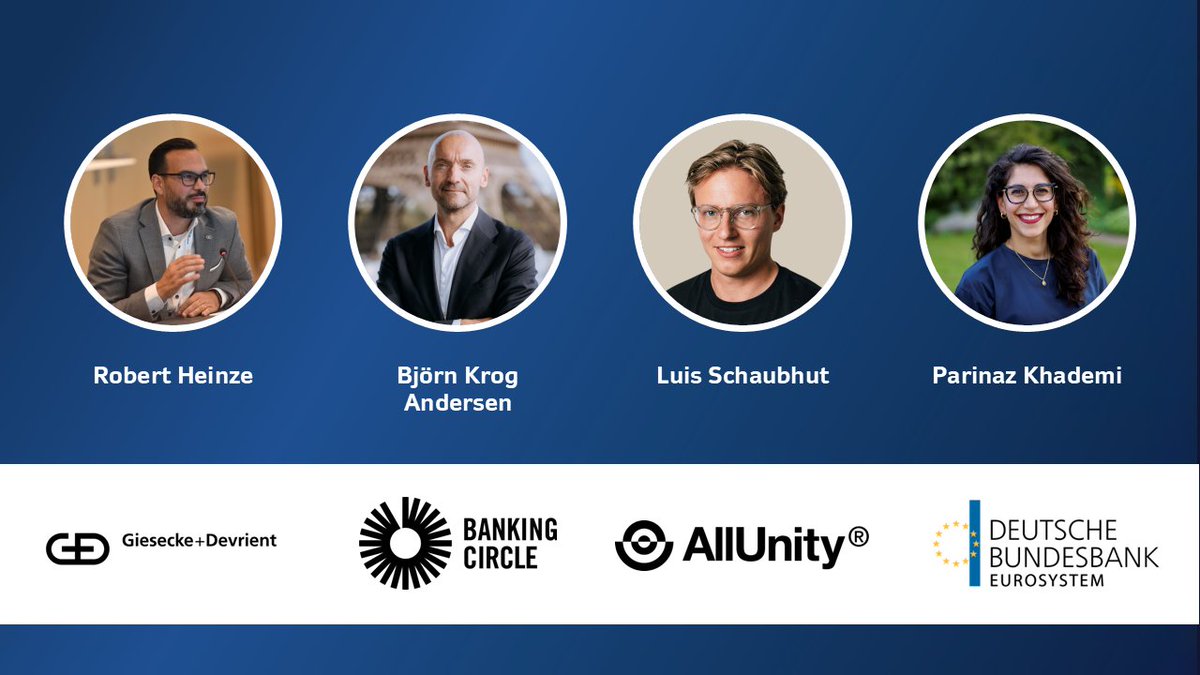 AllUnity (@allunitystable) on Twitter photo 🎤 Luis Schaubhut to speak at PayTech Forum Munich
Luis Schaubhut will represent AllUnity on a panel alongside Bjørn Krog Andersen (<a href="/BankingCircle/">Banking Circle</a>), Parinaz Khademi (<a href="/bundesbank/">Deutsche Bundesbank</a> ), and Robert Heinze (Giesecke+Devrient).
📅 27 Oct 2025 | 📍 Munich
🎯 “Global Stablecoins: 🎤 Luis Schaubhut to speak at PayTech Forum Munich
Luis Schaubhut will represent AllUnity on a panel alongside Bjørn Krog Andersen (<a href="/BankingCircle/">Banking Circle</a>), Parinaz Khademi (<a href="/bundesbank/">Deutsche Bundesbank</a> ), and Robert Heinze (Giesecke+Devrient).
📅 27 Oct 2025 | 📍 Munich
🎯 “Global Stablecoins: