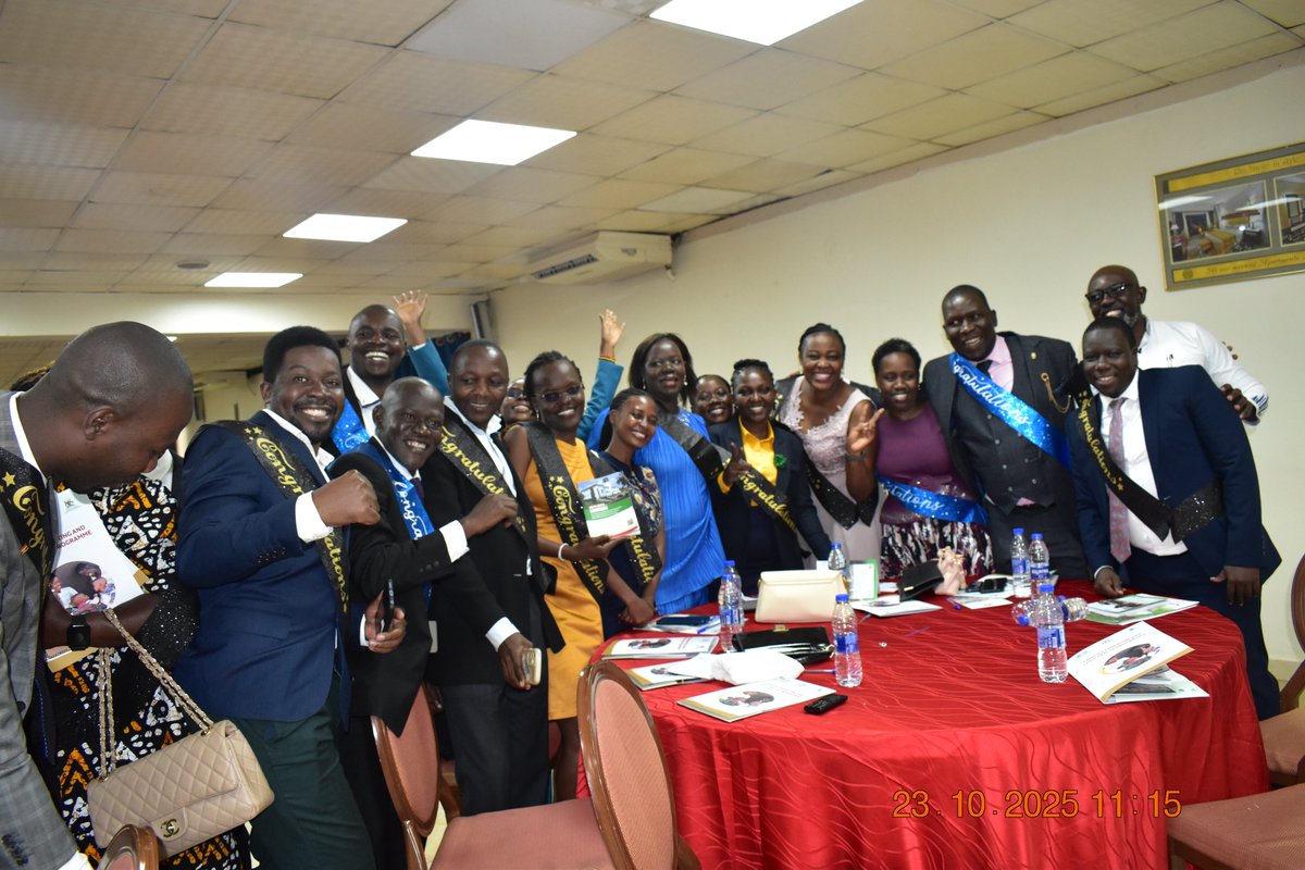 CHDCMakerere's tweet photo. Today at Hotel Africana, we celebrate the graduation of the 3rd cohort of participants in the course "The Science of Designing Evidence-Based Parenting Interventions", delivered under the Families, Parenting, and Child Health Programme @CHDCMakerere @Makerere @MakerereCHS @mglsd https://t.co/8DapdYPerV