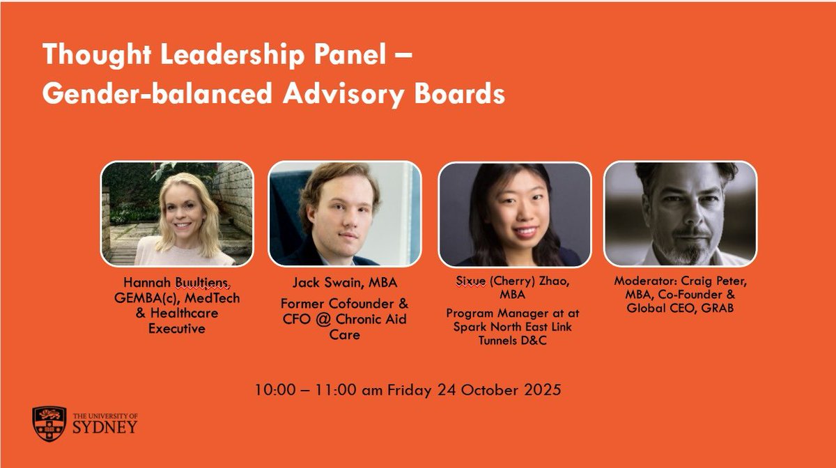 balumbah's tweet photo. As a staunched advocate of gender equity in innovation and leadership, honoured to be moderating this event at my old stomping ground.
#AnyOneButUni https://t.co/gb43YyfIPO