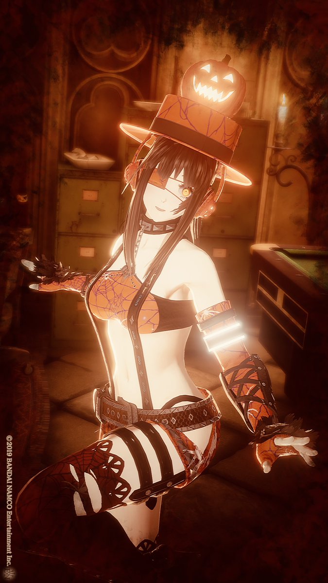cyan_apple002's tweet image. #CODEVEIN
#コードヴェイン
新しくエディットしたパルメラのハロウィン衣装!🎃
他の子で使ったハロウィン用小物の組み合わせだけど中々サマになってるねぇ