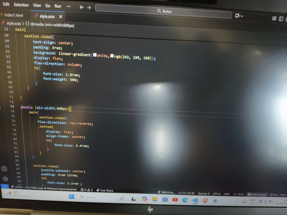 Rakesh_Gowda1's tweet image. Making my 2 responsive websites with css and scss mastering responsive completely today I am going to start javascript still a long way to go 👍 #FullStackDeveloper #coder #goal #hardwork #developer #dayone #oneday