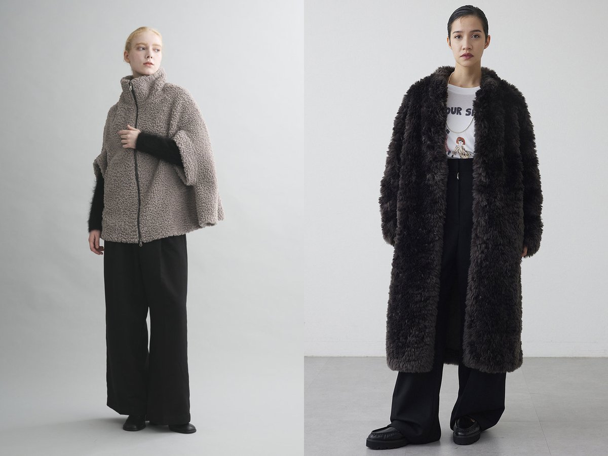 新品同様✩レッキス✩ノーカラー✩ファーコート✩柔らか✩ブラック✩ポケット有り アウター - Search / X