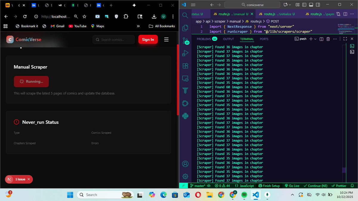 Udonwa7's tweet image. Been working on my webscrapping project and i have made progress hope to publish and mvp today.
#javascript #buildinpublic