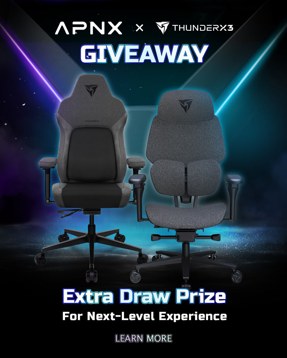 APNX_global's tweet image. 🚀 Stay Cool Build Bold Giveaway is LIVE!
✨ Two ways to win. Two prize draws. 🎁
From powerful APNX gear to something extra you won’t want to miss 👀
🗓 Oct 23 – Dec 25
👉swiy.co/StayCoolBuildB…
#APNX #StayCoolBuildBold #PCBuild #Giveaway