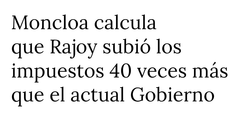 ¿Y eso es bueno o malo?
No entiendo lo de defenderse de los ataques de la derecha comprando sus marcos
Lo importante de los impuestos no es su número, sino su naturaleza: si obedecen o no al mandato constitucional de que deben recaer sobre quienes tienen mayor capacidad económica