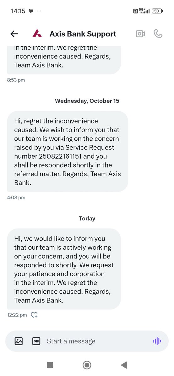 nisit_shah's tweet image. This is what you are responding since last 70-80 days
#AxisChor #AxisFraud #AvoidAxis