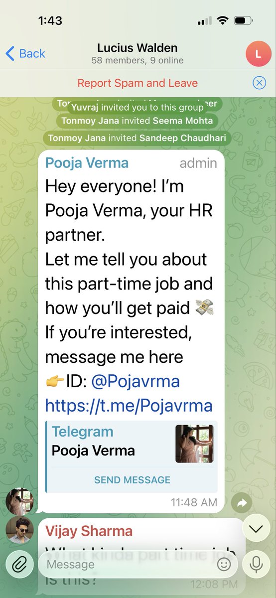 MullanTaronish's tweet photo. @GoogleMyBiz Isn’t Google able to trace the reviews posted by people for hotels, restaurants etc? Enclosing messages on telegram informing people as a part time job to give 5 star reviews on Google for certain hotels. Total scam. Fooling people with Google reviews https://t.co/805uWcZDgw