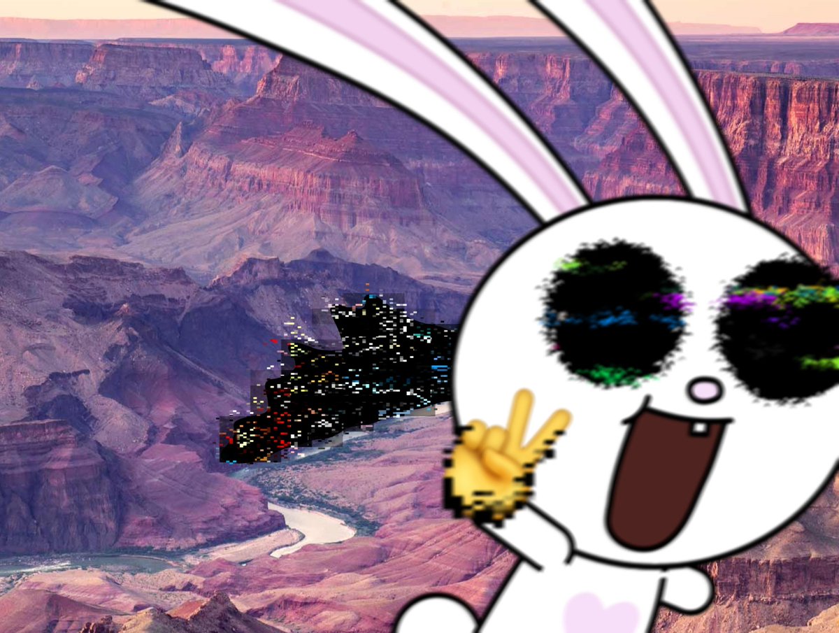 What if bunbun got bored and decided to visit beautiful places