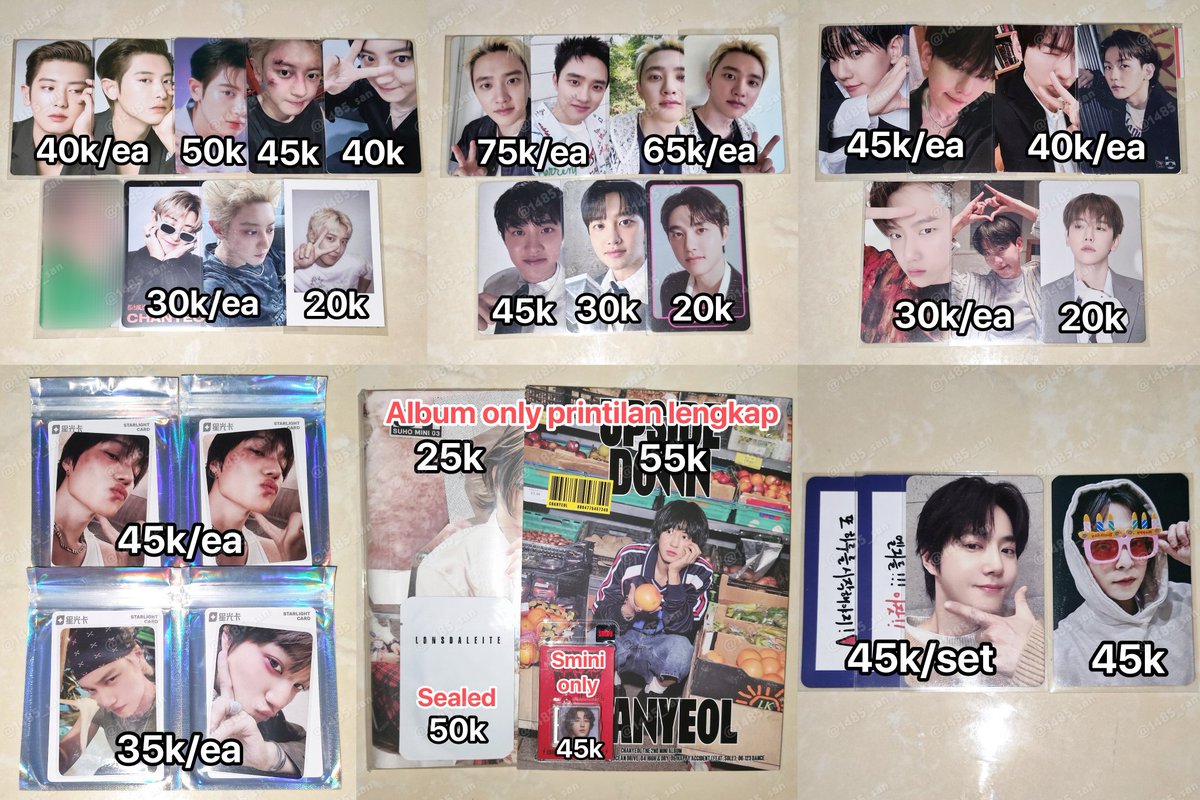 exo cbx xiumin シウミン kstarhit トレカ　ベッキョン exo シウミン xiumin トレカ カード 公式 cbx ステッカー exo