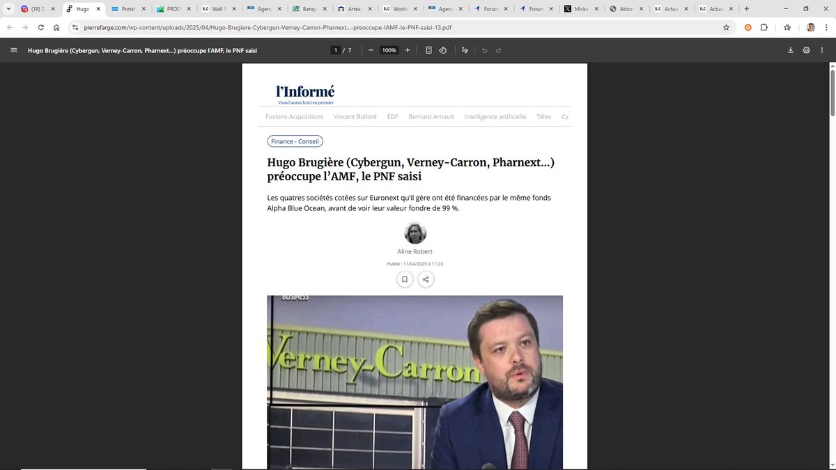 Ca date de Avril et pas de new depuis ?
pierrefarge.com/wp-content/upl…